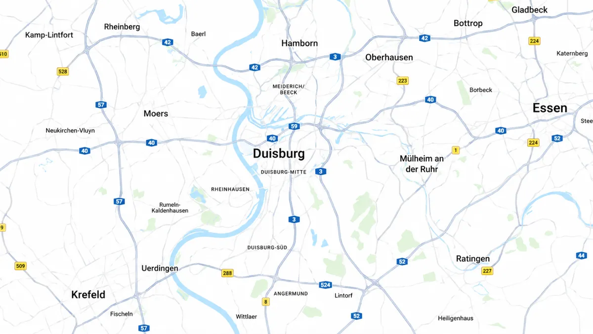 Einsatzgebiet rund um Duisburg, Moers und Krefeld